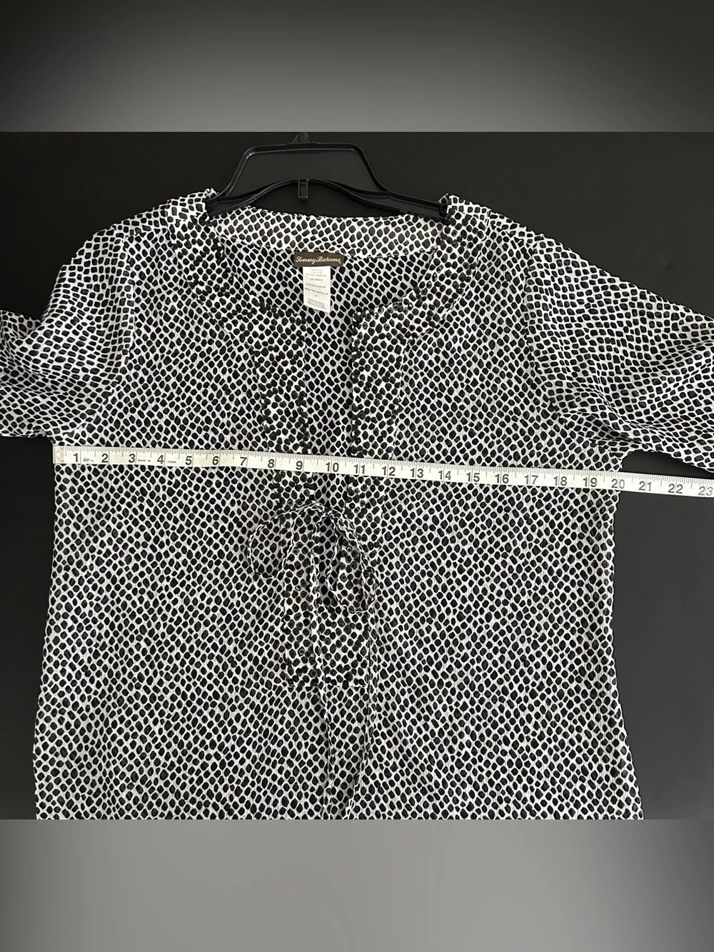 Tommy Bahama Black & White Printed swimsuit coverup